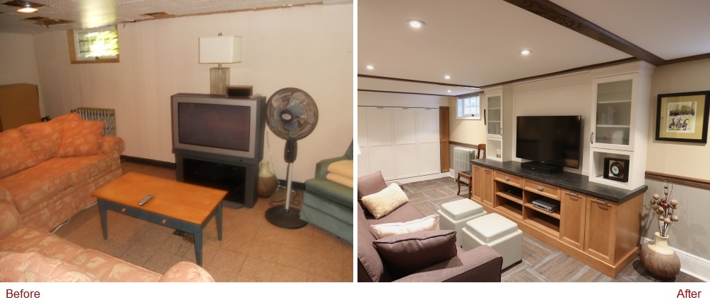 Before and After Photo - IDEATE Interior Design